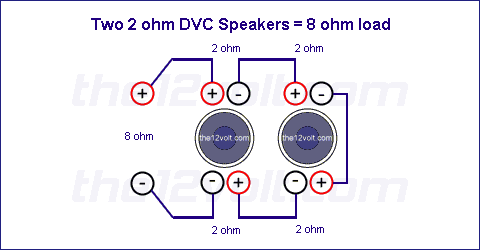 Is This The Correct Wiring Diagram For 2x2ohm Dvc Subs To 8ohm Load Avs Forum